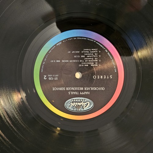 Quicksilver Messenger Service Happy Trails LP Capitol 1st US Pressing 1969 Scr - Picture 4 of 7