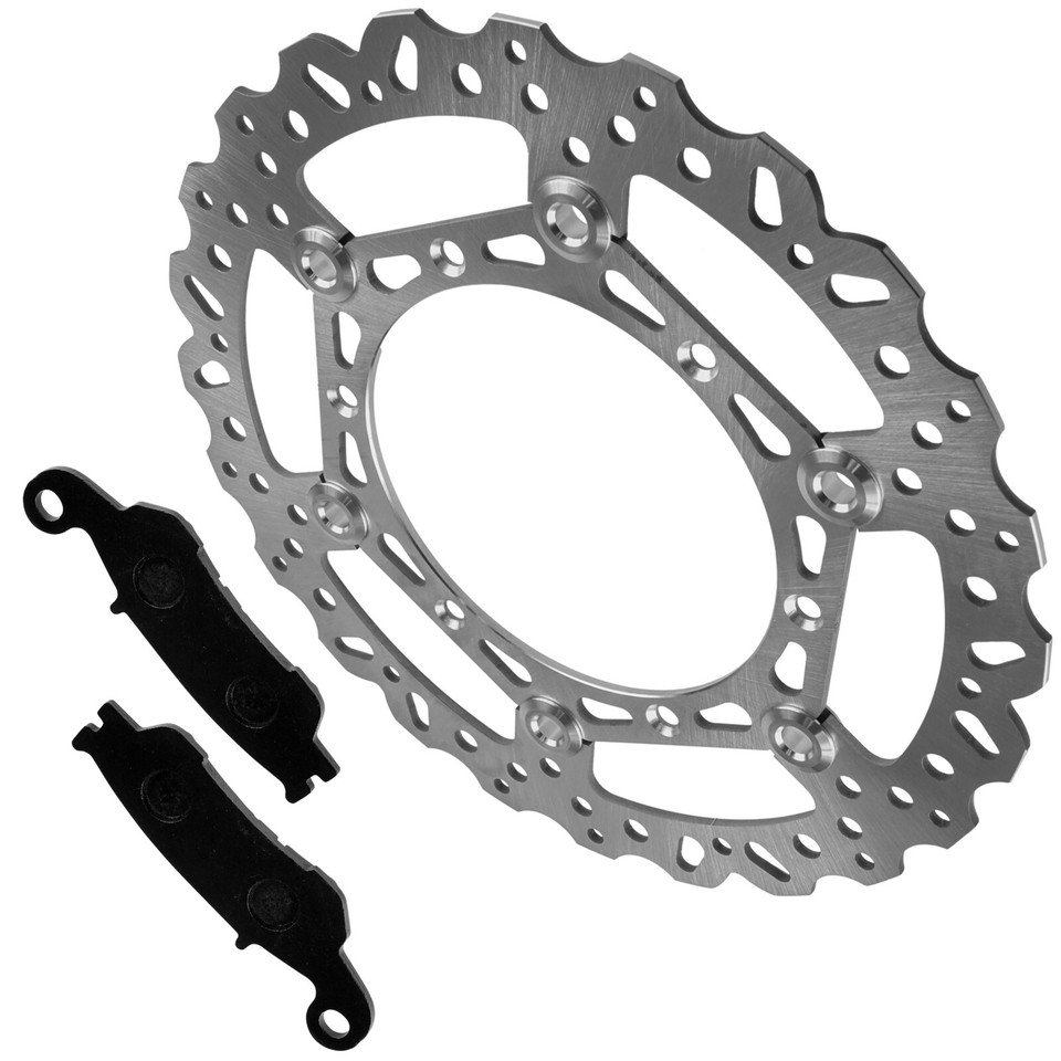 Caltric Front Brake Disc Compatible With Yamaha YZ250 / YZ250F 2002-2016, YZ250X, YZ250FX - View #2