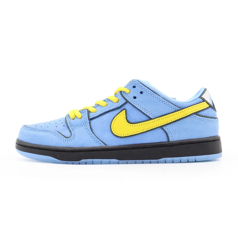 FZ8833-400 The Powerpuff Girls Nike SB PS Dunk Low Pro QS Burbujas Azul Amarillo Foto 2 de 4