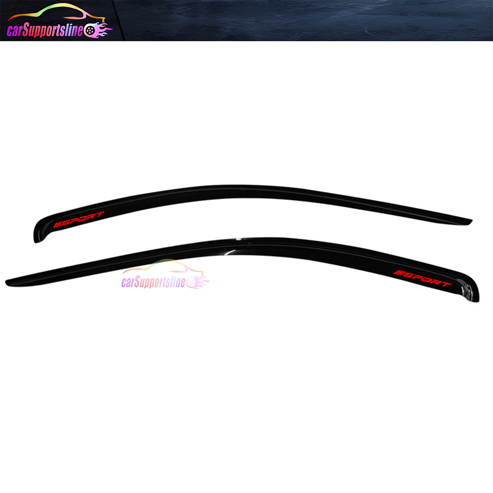 Smoke Window Visors For 2002-2009 Dodge Ram Regular Cab – Rain & Sun Deflectors-1084013