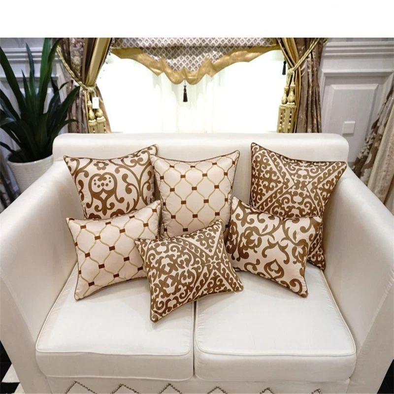 Luxury Cushion Cover Pillow Case European Embroidery Cushions Sofa