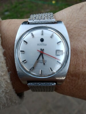 ROAMER MUSTANG ROTODATE 471 IN HOUSE MOVEMENT WITH WATCHMAKER SERVICE