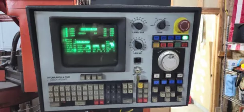 MOOG MHP Machines CNC Control Panel and Screen