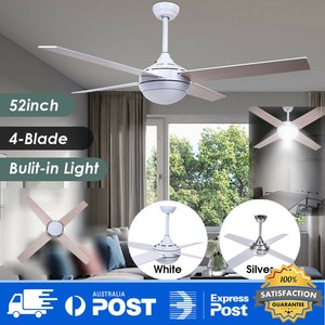 52inch 1300mm 4 Blade Ceiling Fan W Led Light Romete Control