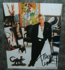 (M1) photo dédicace autographe autograph tony curtis