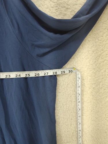 J Jill Women Wearever Collection Sweater 4X Blue Rayon Blend Ruffle Cardigan - Picture 9 of 17