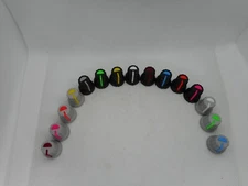 12 Pack Plastic Push On Knobs Your Choice Of 15 Colors - Fast USA Shipping