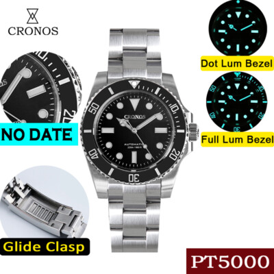 CRONOS ダイバーズウォッチ Amazon.com: Cronos Upgraded V 2 Sub-Diver Luxury Men's