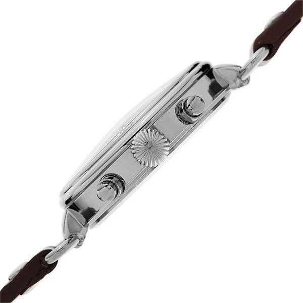 August Steiner AS8131BU Quarzo Svizzero Giorno Data Gmt pelle Marrone Uomo Watch - Immagine 3 di 4