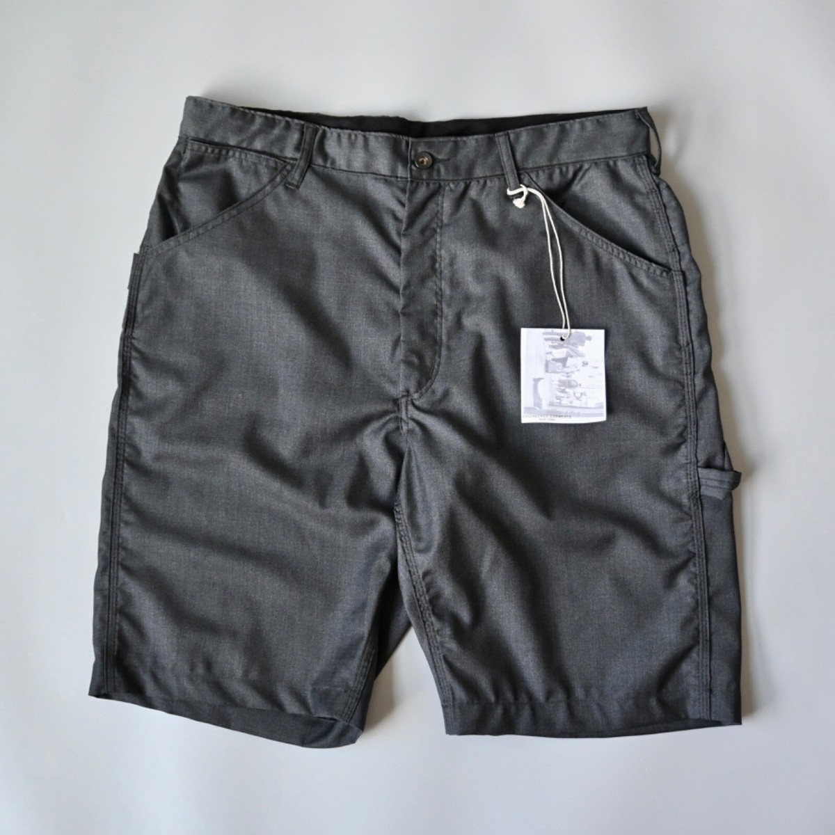 UNUSED, Engineered Garments, Painter Shorts, Charcoal Wool, size L 