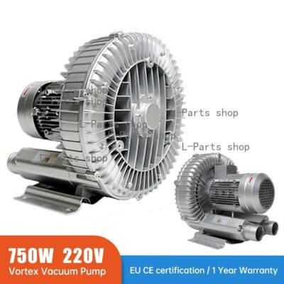 #ad 750W Industrial High Pressure Vortex Vacuum Pump 220V 1PH Dry Air Blower Pump $440.86