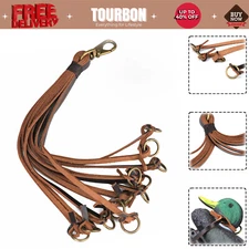 Tourbon Leather Duck Carry Strap Birds Hanger Pigeon Holder Shooting Game Sling