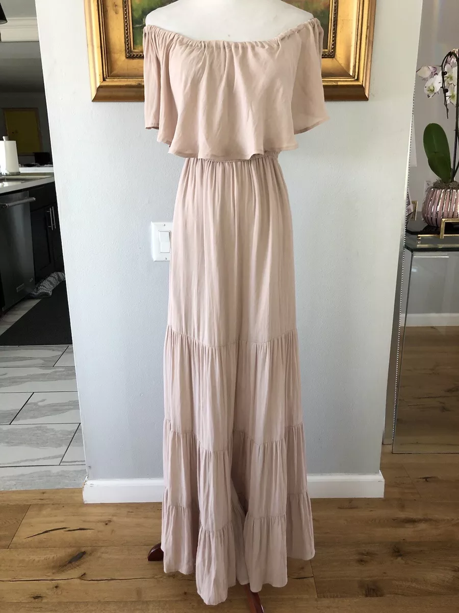 Forever 21 off top shoulder maxi dress
