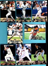 1998  PACIFIC PARAMOUNT Base COPPER Team Checklists Special Deliver 209 Card Lot