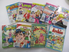 Digest Book Comic Lot of 9 Vintage -Archie's Double, Jughead Double