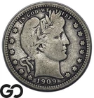 1909-D Barber Quarter