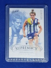2021 AFL SELECT SUPREMACY SILVER BASE NTH MELBOURNE JED ANDERSON#114/135