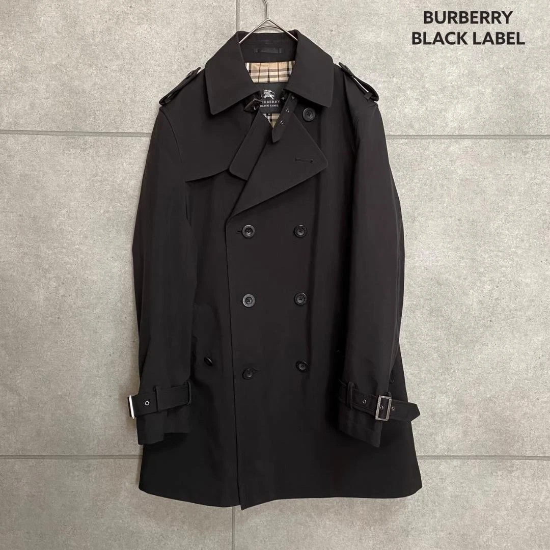 Burberry Black Trench Coats for Men for sale | eBay