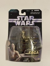 Star Wars Saga Collection C-3PO With Ewok Throne  042  2006 Hasbro Brand New