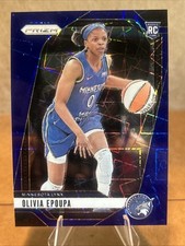 OLIVIA EPOUPA RC 2024 Panini Prizm WNBA Blue Velocity Parallel #95 Lynx Rookie