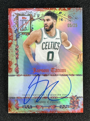 2025 Topps Signature Jayson Tatum Red (RAW)