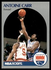 1990-91 Hoops Antoine Carr Sacramento Kings #255