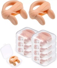 7 Pieces Swimming Nose Clip Silicone Nose Plug Nose Protector with Elastic Rope