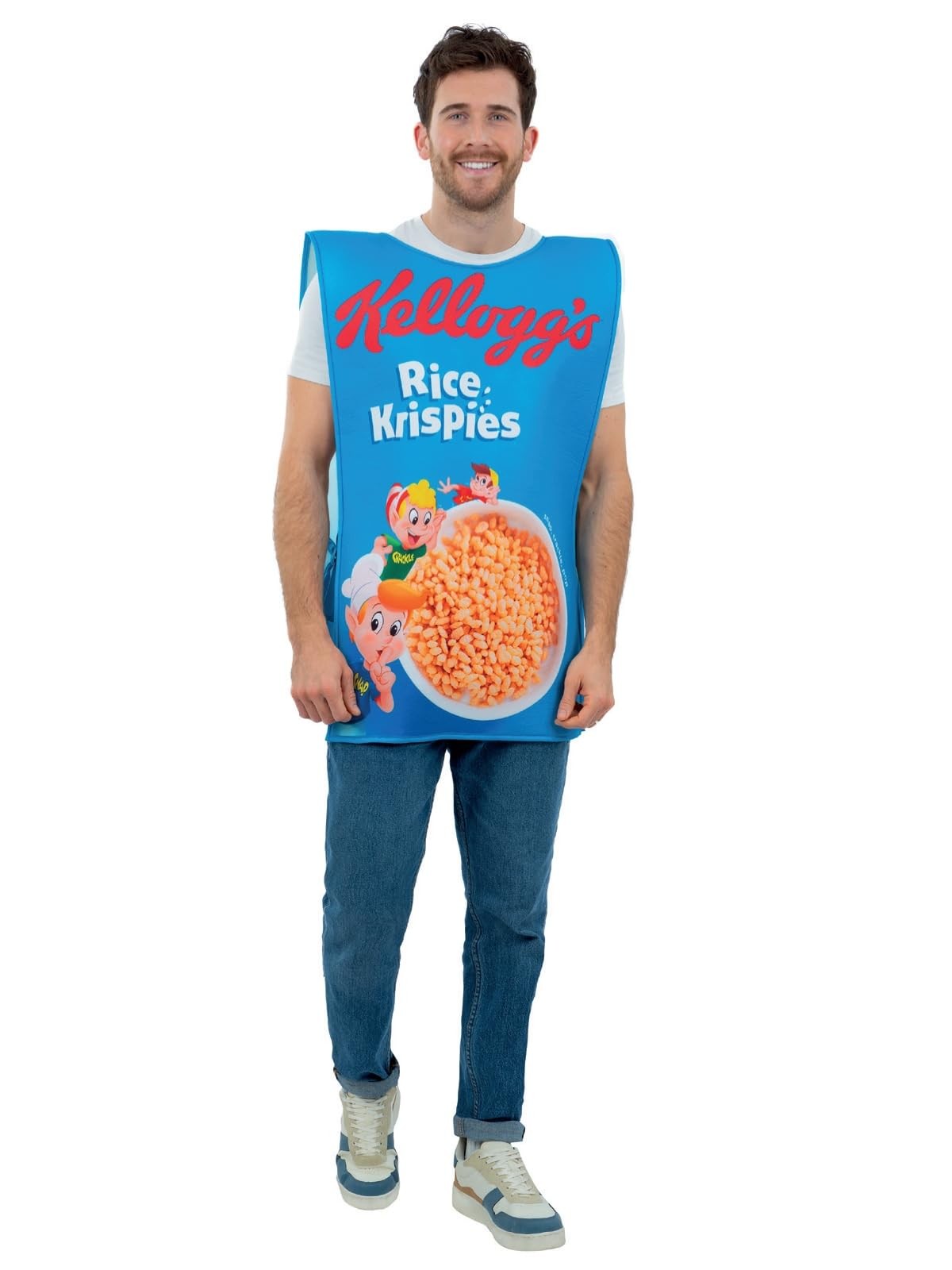 Smiffys Kelloggs Rice Krispies Cereal Box,