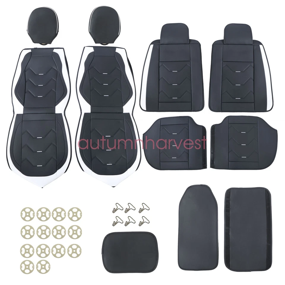 Cojín protector impermeable de cuero PU delantero y trasero para Chevy 5 Foto 4 de 4