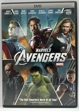 The Avengers DVD Widescreen Robert Downey Jr. Mark Ruffalo Chris Evans 2012