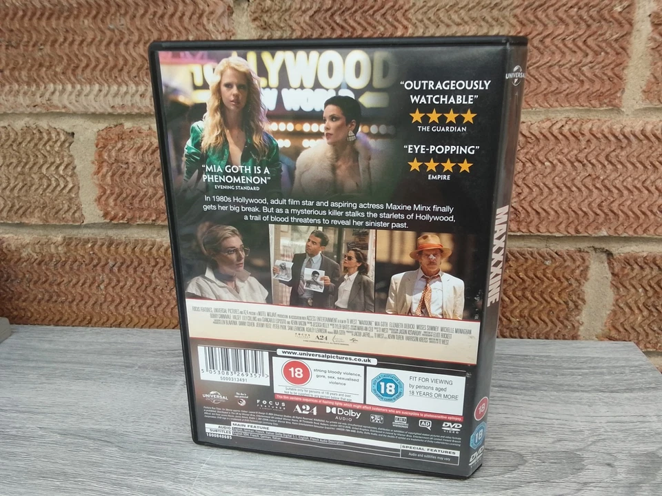 MaXXXine DVD Horror (2024) Mia Goth  - Image 4 of 4