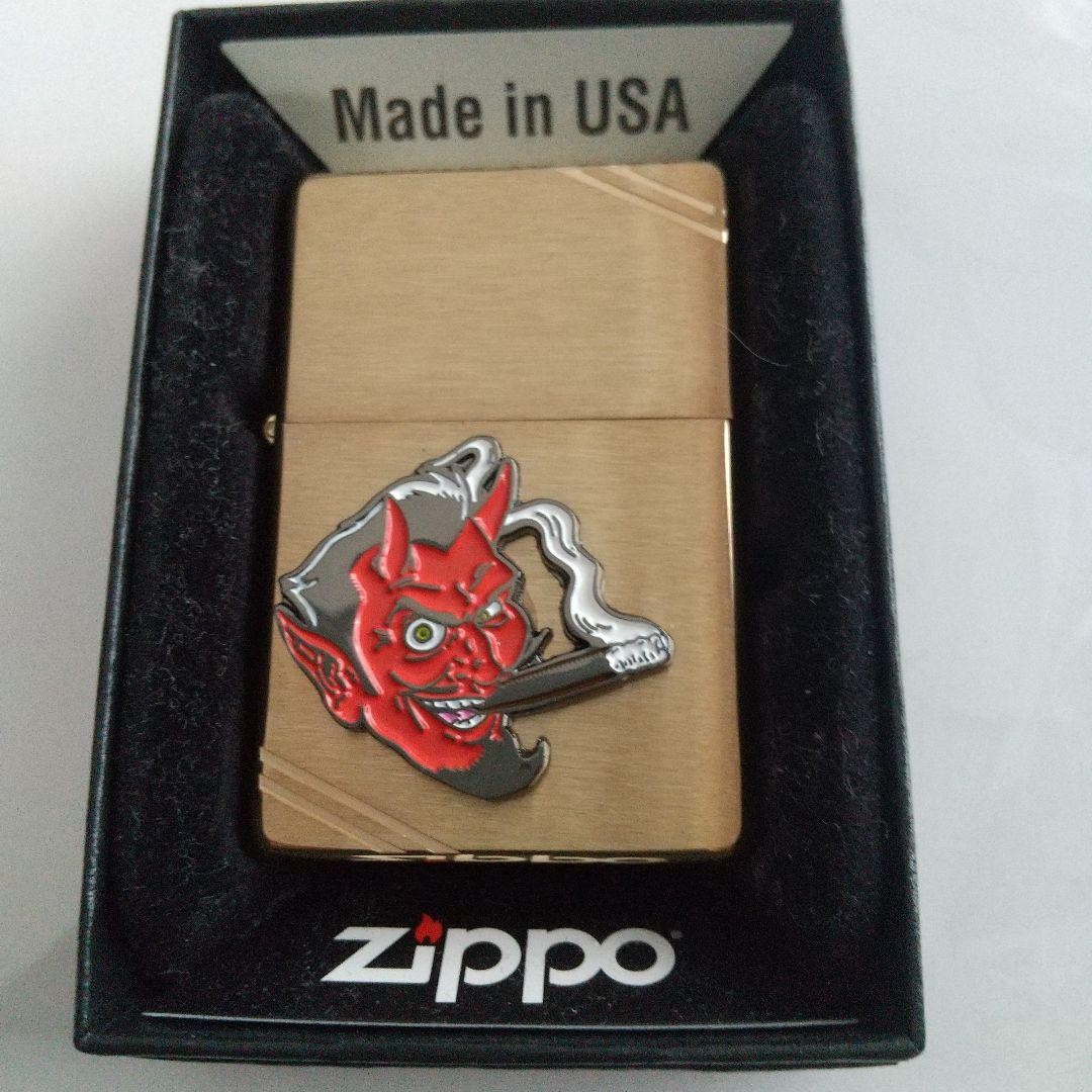 Zippo Customized Red Devil Metal Lighter
