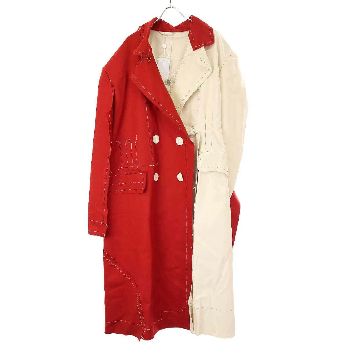 Cappotto oversize lana Maison Margiela 20AW S29AA0267 di design caldo 