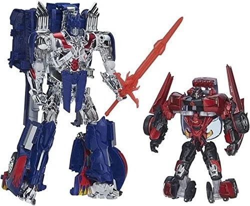 Transformers Age of Extinction - Platinum Edition - Optimus Prime w/Sideswipe - Image 2 of 4