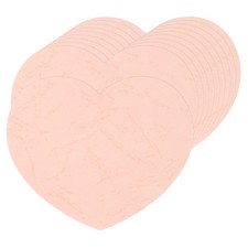 100 Pcs Heart Cutouts, 3 x 2.5 Inch Heart Shaped Paper Cards, Pink