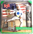 Vintage 2002 Hasbro GI Joe U.S. Army Taekwondo Trainer, New In Box, 12"w/ access