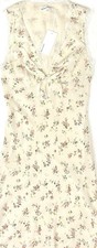 NWT Reformation Floral V Neck Lace Trim Slit Maxi Dress Small Free Ship