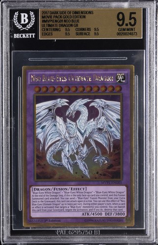 2017 YU-GI-OH! THE DARK SIDE OF DIMENSIONS NEO BLUE-EYES ULTIMATE DRAGON BGS 9.5
