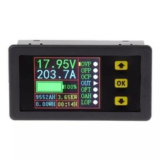 Digital Multimeter Charge-Discharge Tester DC 0-90V Battery 0-20A Volt Amp Meter