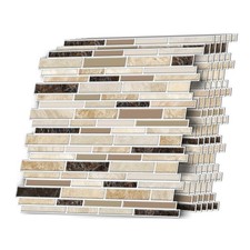 12-Sheets Peel and Stick Tile Decals 12 12 Stick on Backsplash for Kitchen,...