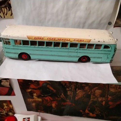Dinky supertoy vintage diecast continental tours bus