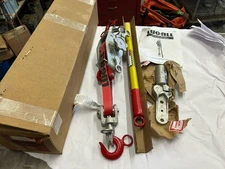 New Lug-All 2-CHB Convertible Web Strap Ratchet Hoist Hot Stick Hook Latches