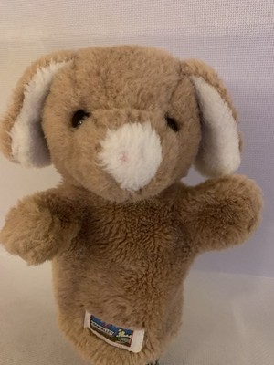 Chad Valley Hase Kaninchen Handpuppe Plüschtier Stofftier 8 Zoll Vintage