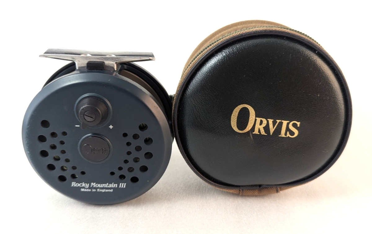 Orvis Rocky Mountain III Fly Fishing Reel & Canvas Zipper Case | eBay