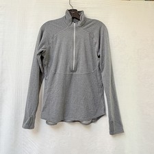 Patagonia Women  s Active Quarter Zip Active Layer Size Large Gray Outdoor Sporty