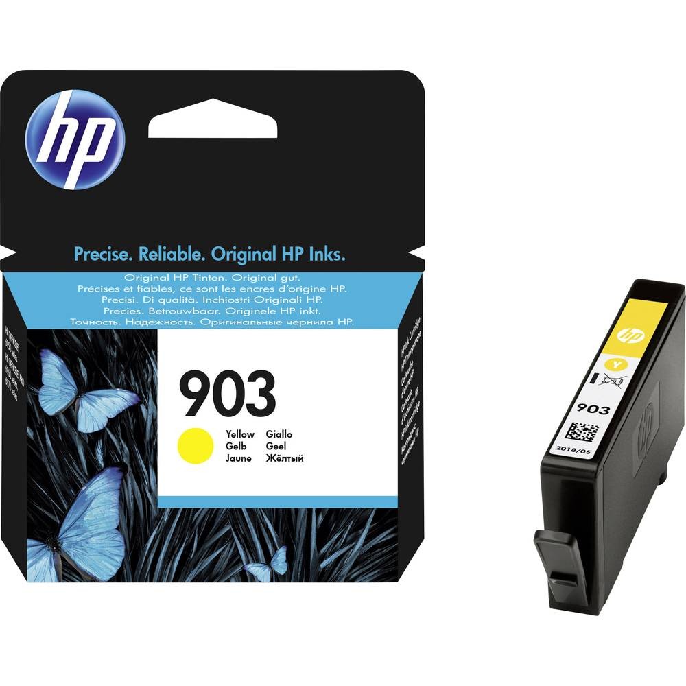 Encre HP 903 jaune T6L95AE pour des impressions haute définition résistantes au temps