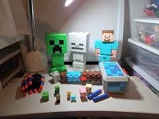 Minecraft Collection 9 Items 3 Nerf Guns