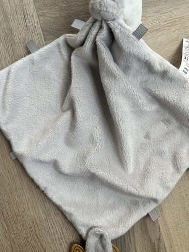 George Asda Sheep Lamb Baby Blankie Comforter Soft Toy Soother Dummy Holder grey - Picture 6 of 16