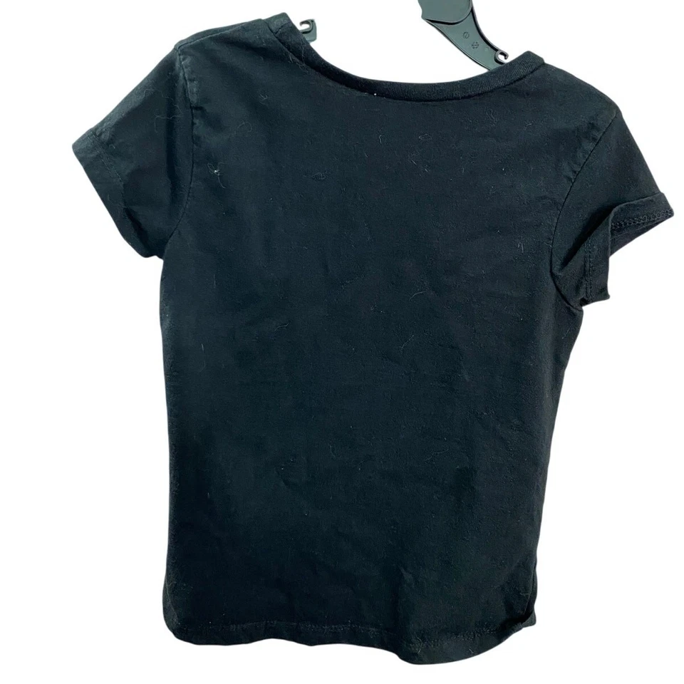 Camiseta Nickelodeon Jojo Siwa Niñas Talla 7/8 Negra Shine Like a Star Gráfico Camiseta Foto 2 de 4