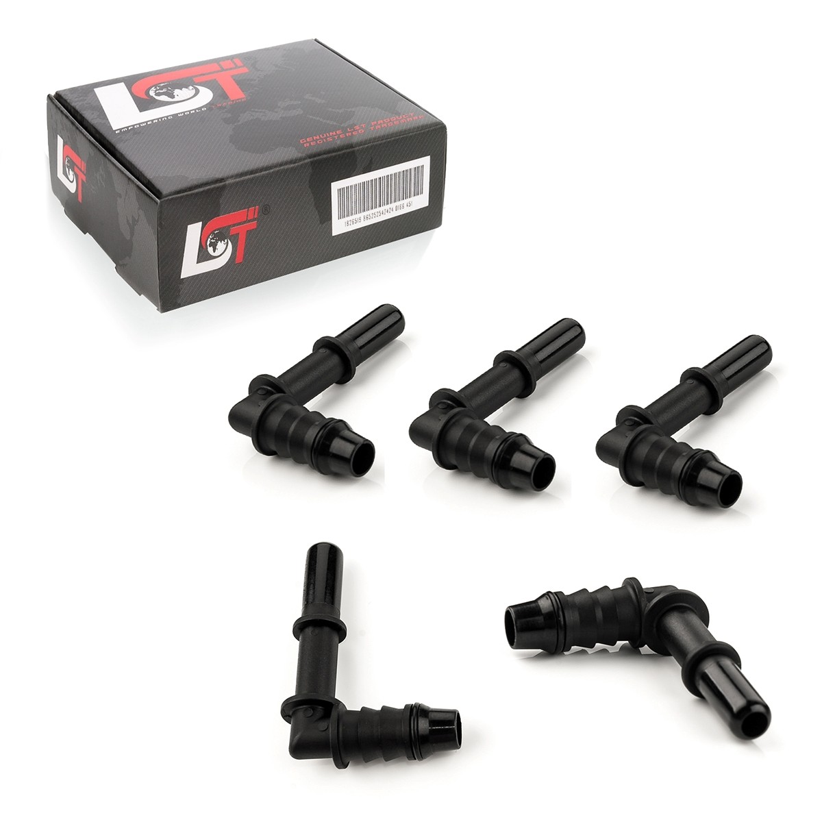 5x Counterpart Quick Release 90° Fuel Line Coupling 7.89x8mm for OPEL